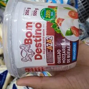 Queijo Mozzarela de Búfala Bom Destino
