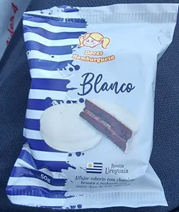 Alfajor de Doce de Leite sabor Chocolate Branco