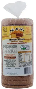 Pao Intg.org 100 S/açucar,fha Branca Pao Do Ceu Integral Organico