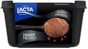 Sorvete Diamante Negro Lacta Pote 1l