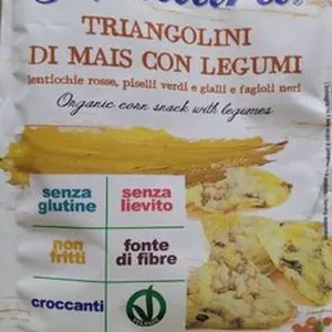Triangolini di mais con legumi