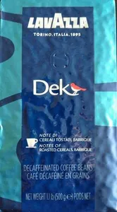 Café décaféiné en grain