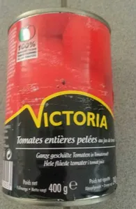 Tomates entières pelées