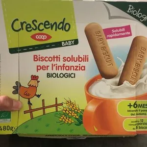 Biscotti solubili per l'infanzia BIO