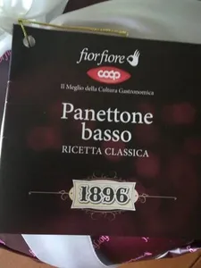 Panettone basso fiorfiore coop
