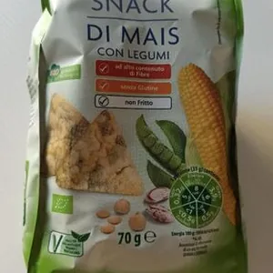 Snack di mais con legumi