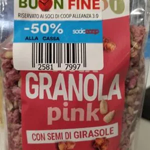 Mix granola pink