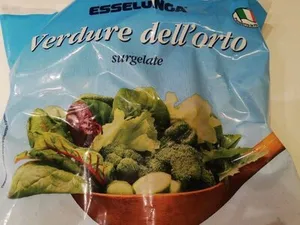 Verdure dell'orto surgelate