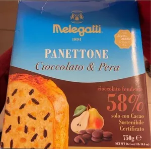 Panettone cioccolato e pera