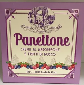 Panettone Crema al Mascarpone e Frutti di Bosco