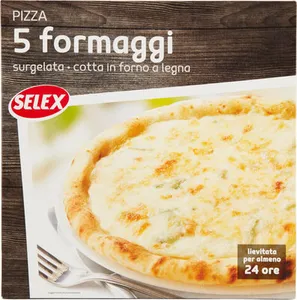 Pizza 5 formaggi surgelata