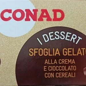 Dessert sfoglia gelato
