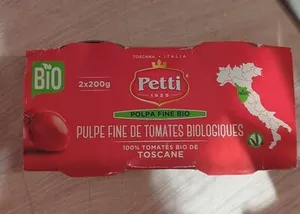 Pulpe fine de tomates biologiques