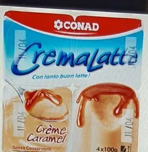 Crema latte creme caramel