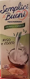 Bevanda vegetale a base di riso e cocco