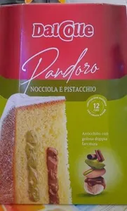 Pandoro nocciola e pistacchio