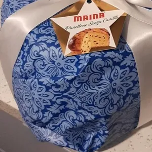 Panettone di pasticceria senza canditi