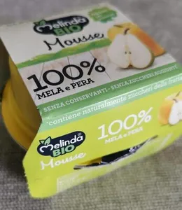 Mousse 100% mela e pera