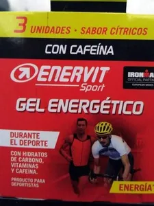 Gel energético con cafeína sabor cítricos