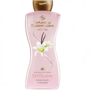 Spuma Di Sciampagna Wellbeing Silky Shower Gel Cream Silk Pearls and Vanilla 650 ml