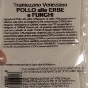 Tramezzino veneziano pollo Alle erbe e funghi