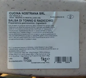 Salsa di tonno e radicchio