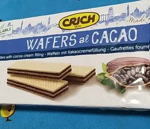 Gaufrette fourree cacao