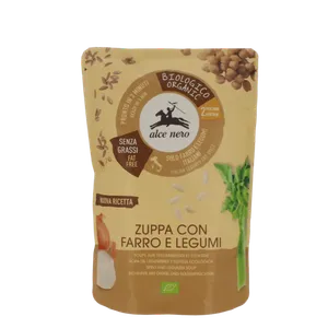 Alce nero Ekologisk Farro- och baljväxtsoppa Alce Nero 500 g