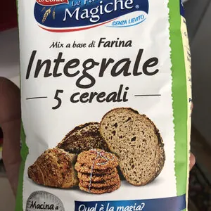 Mix a base di farina integrale 5 cereali