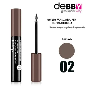 DEBBY COLOR&BROW Mascara 02 brun