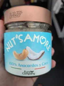 Nut's Amore Cashew And Coconut Butter