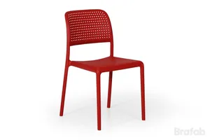 Bora Bistrot Stapelstol - Röd