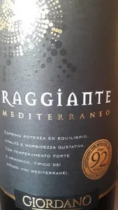 Giordano Raggiante Mediterranean Grapes