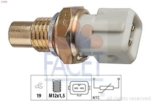 Sensor, kylmedietemperatur FACET 7.3191