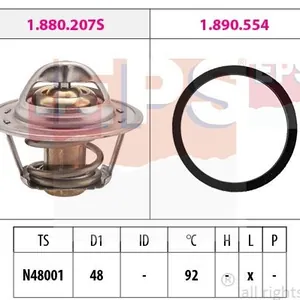 Termostat, kylvätska EPS 1.880.207