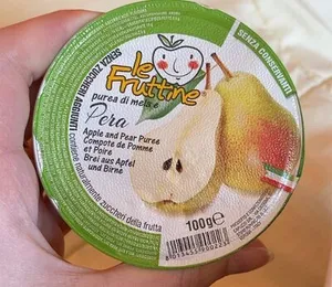 purea di mela e pera