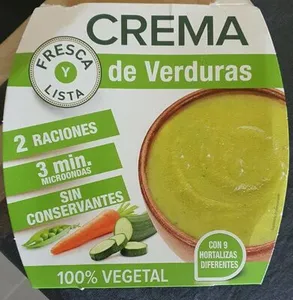 Crema de verduras