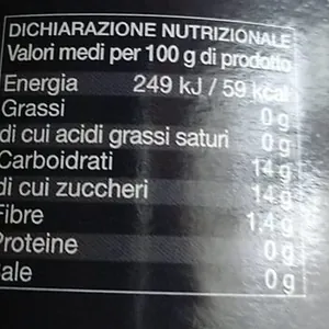 Succo e polpa di mirtilli