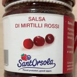 Salsa di mirtilli rossi
