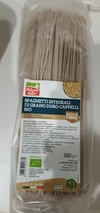 Spaghetti integrali di grano duro cappelli bio