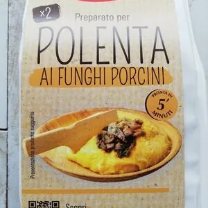 Polenta ai funghi porcini