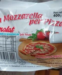 La mozzarella per pizza