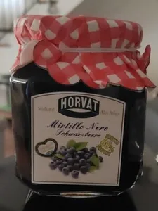 Confettura di mirtilli nero