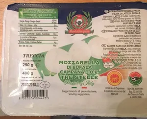 Mozzarella di bufala campana DOP Treccia