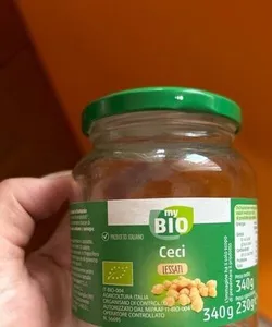Ceci lessati in vetro