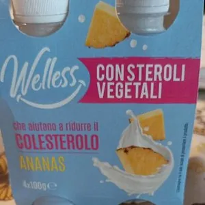 Latte fermentato alla frutta con steroli vegetali