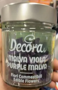 Ätbara Blomblad Lila Malva - Decora