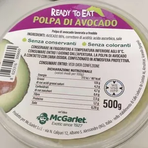 Polpa di avocado