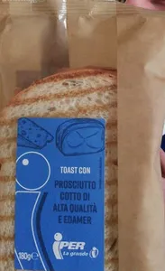 Toast iper prosciutto edamer