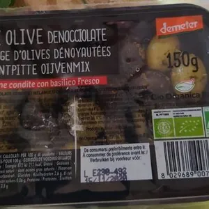 Mix olive denocciolate mélange d'olives dénoyautées